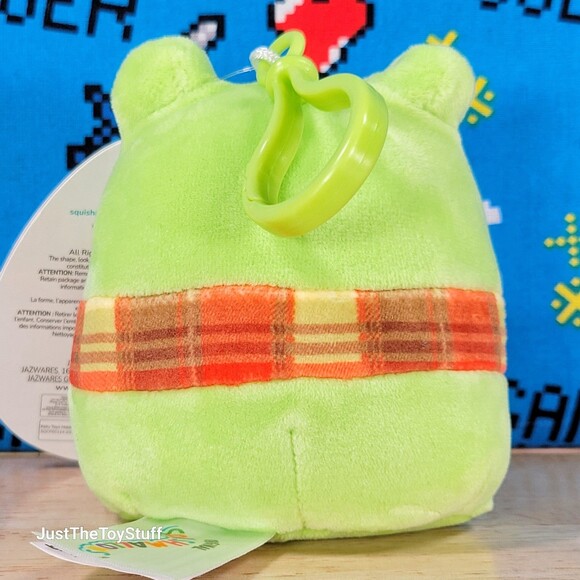 Squishmallow Wendy the Frog w/ Scarf 3" UltraSoft Stuffed Toy Plush NWT - Picture 2 of 6